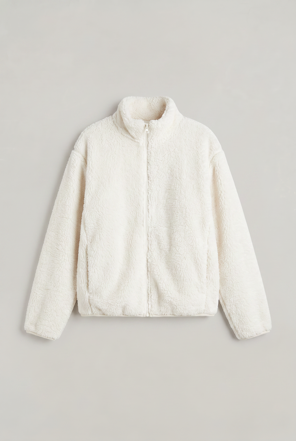 Kurtka Teddy Fleece dla kobiet – Płaszcz z zamkiem