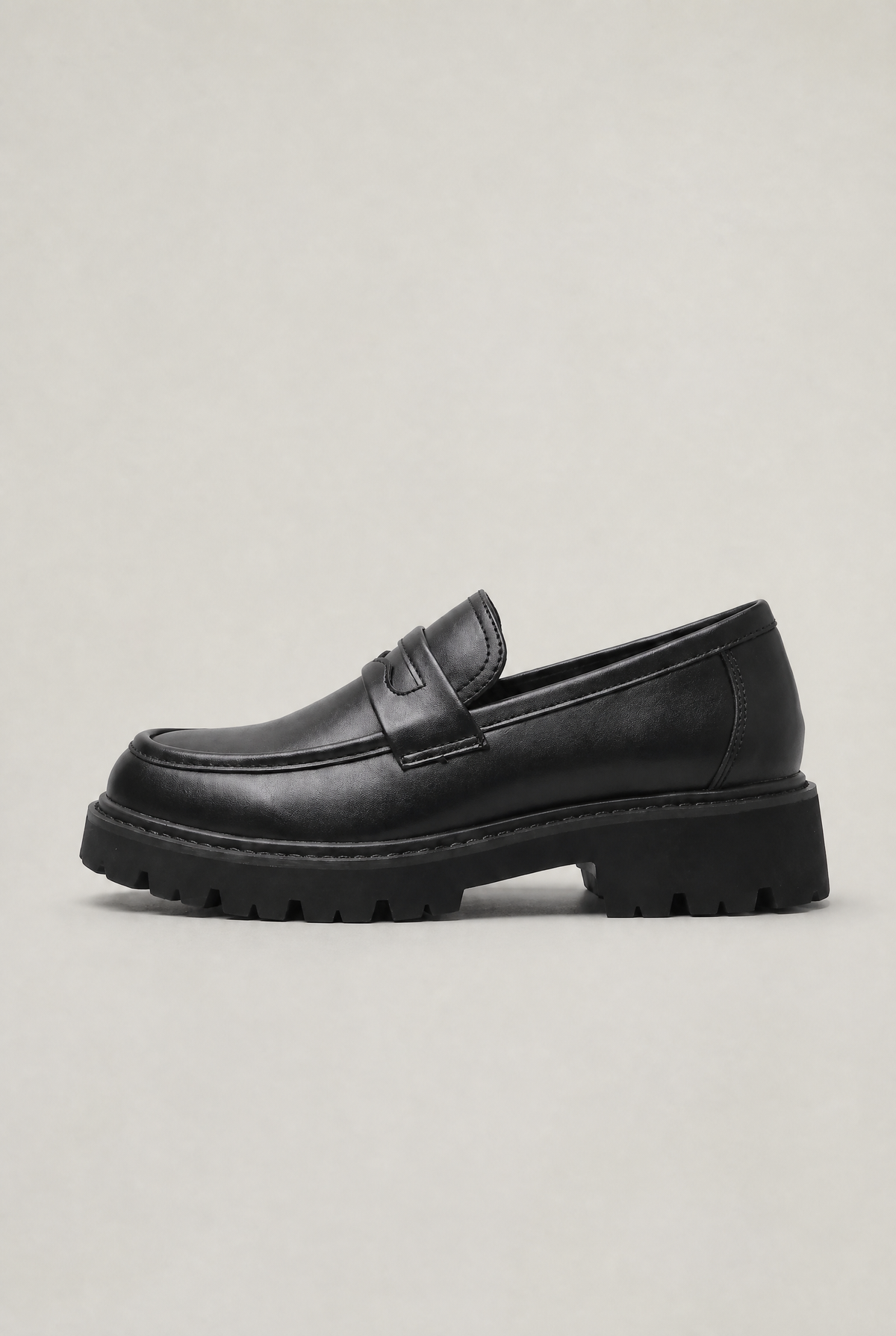 Męskie Chunky Loafers - Mokasyny z Podeszwą Lug