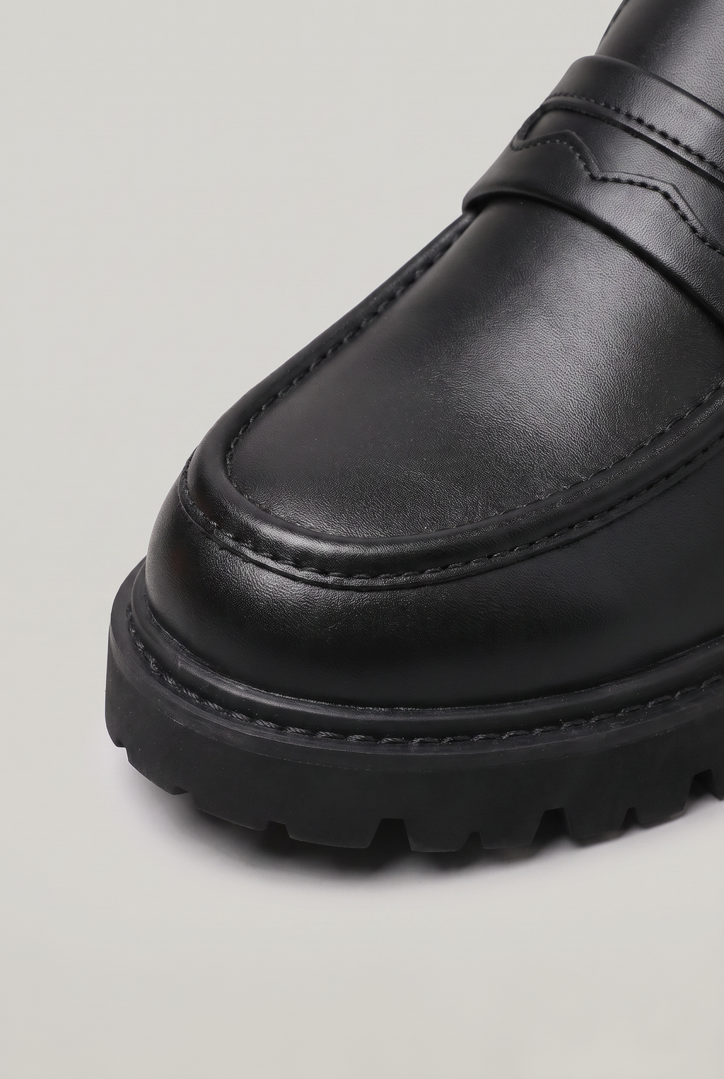 Męskie Chunky Loafers - Mokasyny z Podeszwą Lug