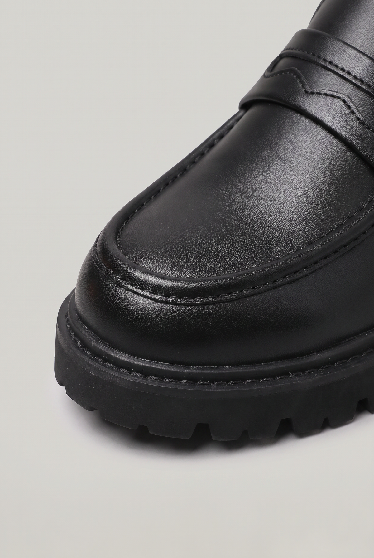 Męskie Chunky Loafers - Mokasyny z Podeszwą Lug
