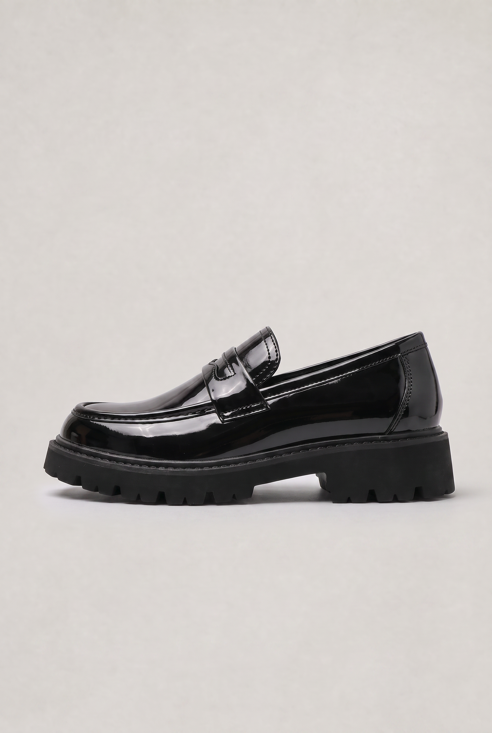 Męskie Chunky Loafers - Mokasyny z Podeszwą Lug