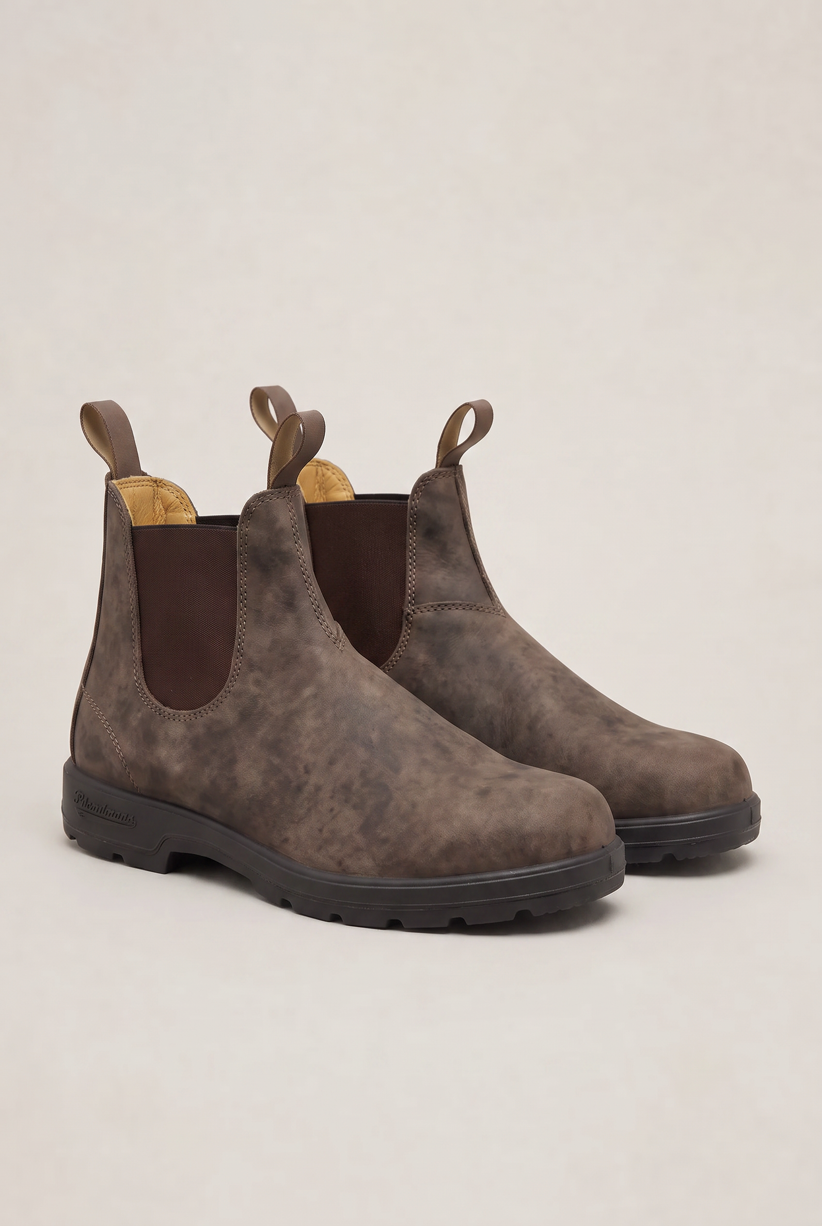 Męskie klasyczne botki Chelsea typu slip-on
