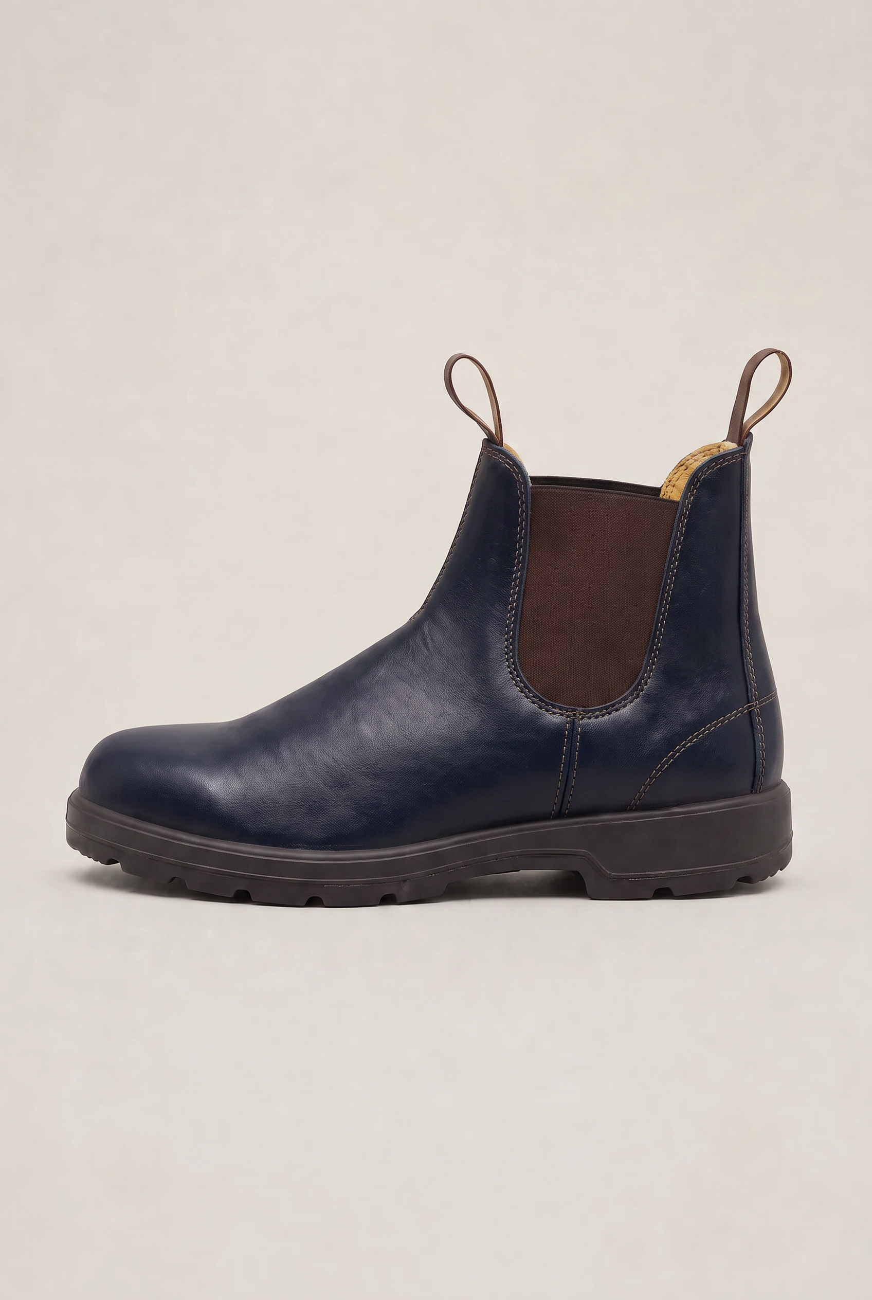 Męskie klasyczne botki Chelsea typu slip-on
