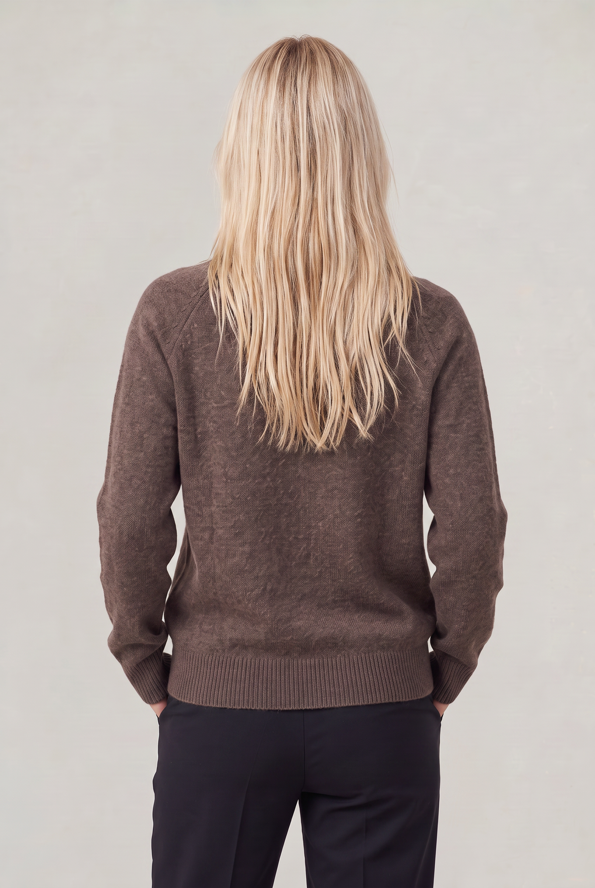 Damski Sweter z Luźnym Golfem
