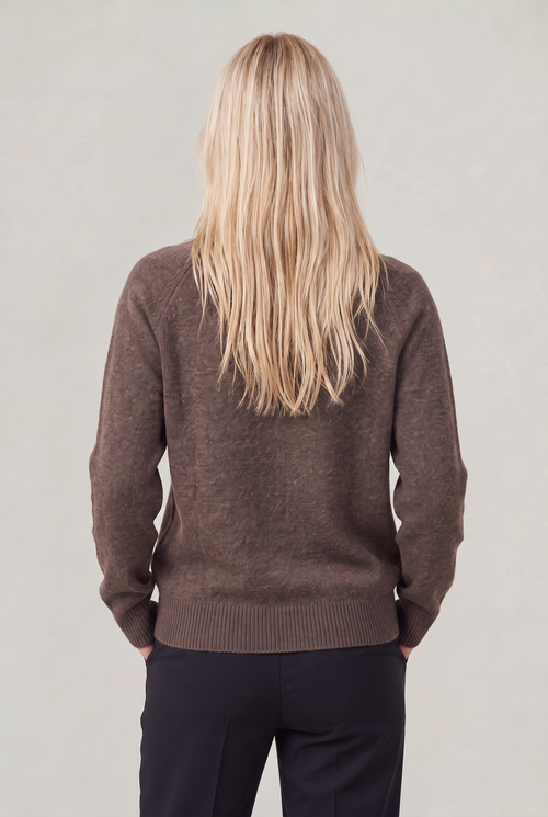 Damski Sweter z Luźnym Golfem